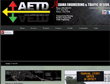 Tablet Screenshot of aetdengineers.com